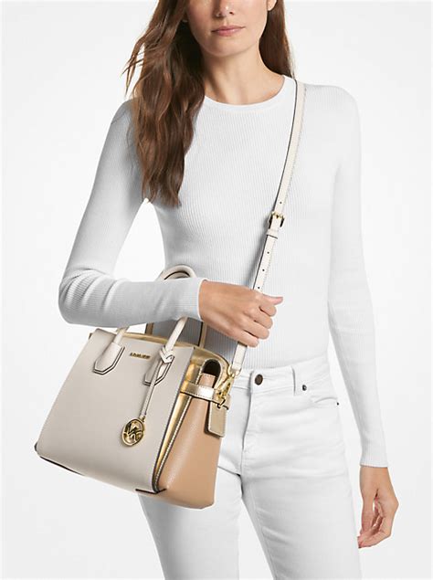 michael michael kors mercer belted satchel|Michael Kors emilia medium satchel.